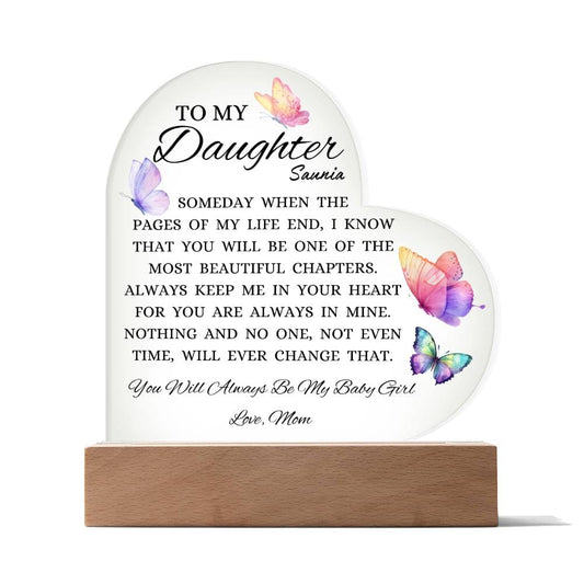 To My Daughter Cusomized  For Customer