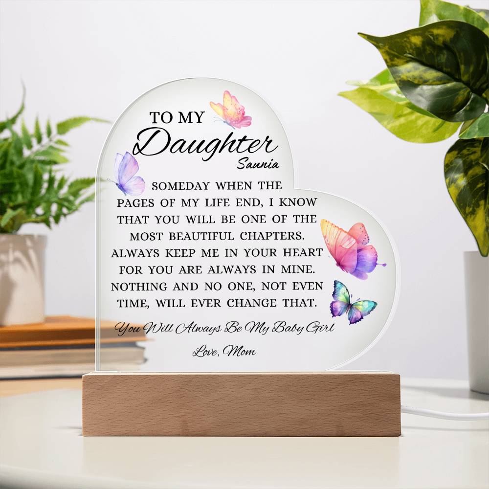 To My Daughter Cusomized  For Customer