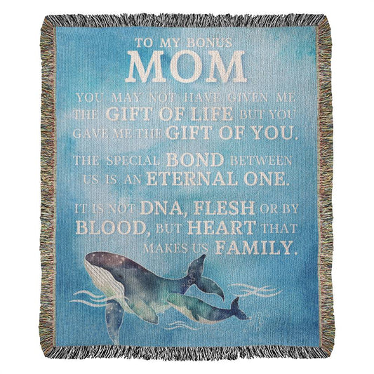 Bonus Mom Gift, Heirloom Woven Blanket