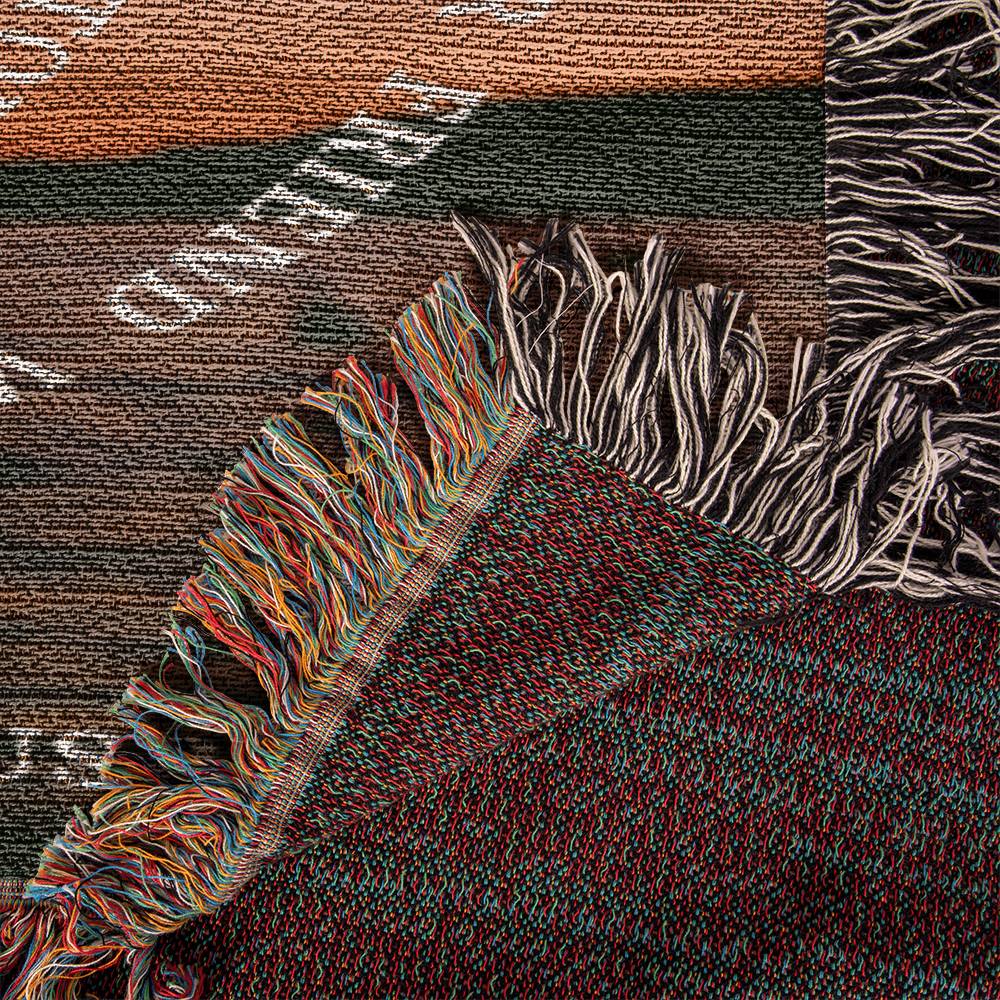 To My Beautiful Wife, Heirloom Woven Blanket