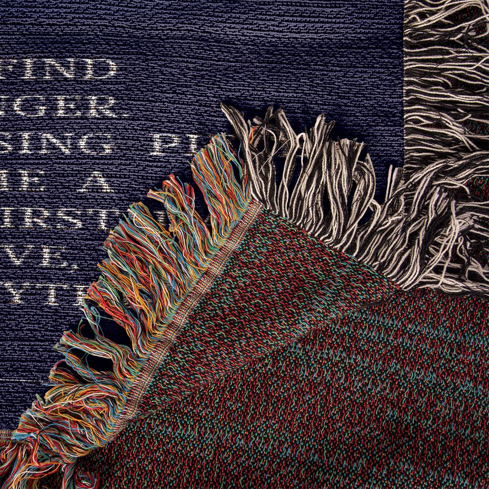 To My Beautiful Wife, Heirloom Woven Blanket