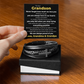 Men's Cross Bracelet - To Our Grandson "We Are Always Proud of You"