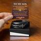 Men's Cross Bracelet - To My Son "Greatest Gift of My Life"