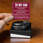 Men's Cross Bracelet - To My Son "Believe In Yourself"