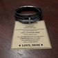 Men's Cross Bracelet - To My Son