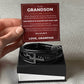 Men's Cross Bracelet - To My Grandson "Just Believe In Yourself and Never Quit"