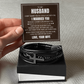 Men's Cross Bracelet - To My Husband "I Cannot Live Without You"