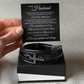 Men's Cross Bracelet - To My Husband "I cant' Live Without You"
