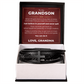 Men's Cross Bracelet - To My Grandson "Just Believe In Yourself and Never Quit"