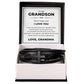Men's Cross Bracelet - To My Grandson "I Love You"