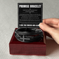 Men's Cross Bracelet - To My Man Promise Bracelet