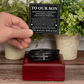 Men's Cross Bracelet - To Our Son "We Are So Proud of You"