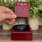 To My Son Men's Cross Bracelet -"You Don't Have to Do it All Alone"