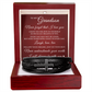 Men's Cross Bracelet - To My Grandson "Just Do Your Best"