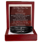 Men's Cross Bracelet - To My Dear Son