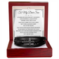 Men's Cross Bracelet - To My Dear Son