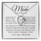 To My Mom On My Wedding Day, Forever Love Necklace