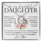 Forever Heart Necklace, Daughter Gift