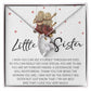 Forever Heart Necklace, Little Sister Gift