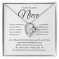 Forever Heart Necklace, Niece Gift