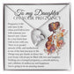 To My Daughter On Your Pregnancy, Forever Heart Necklace