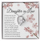Daughter In Law, Forever Heart Necklace