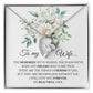 To My Wife, Forever Love Necklace