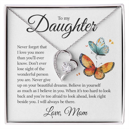 Daughter Gift, Forever Love Necklace