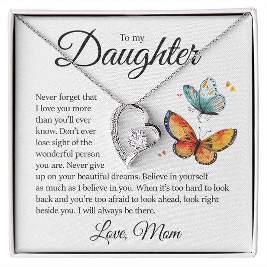 Daughter Gift, Forever Love Necklace