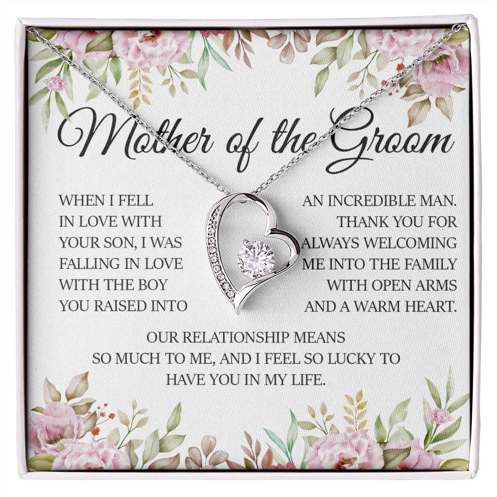 Mother of The Groom, Forever Love Necklace