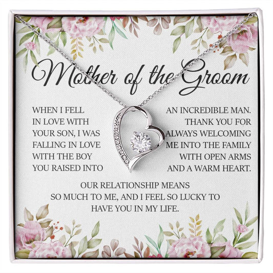 Mother of The Groom, Forever Love Necklace