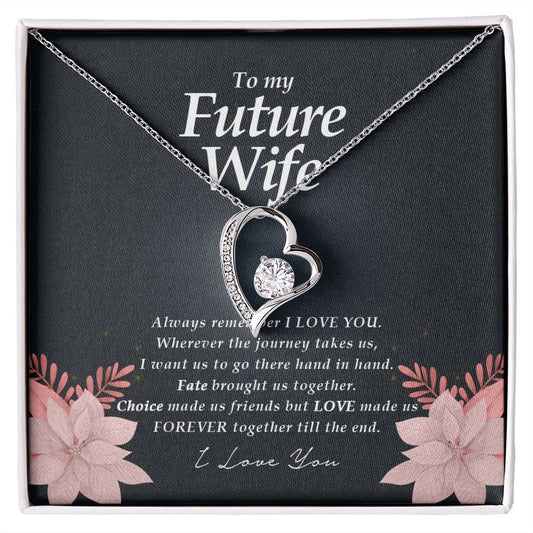 To My Future Wife, Forever Heart Necklace