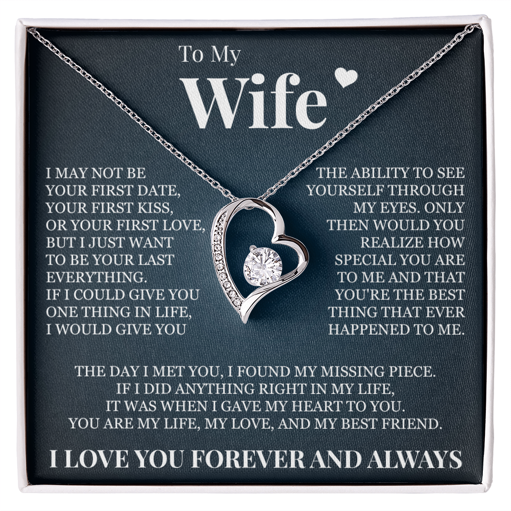 Forever Love Necklace - To My Wife "I Found My Missing Piece"