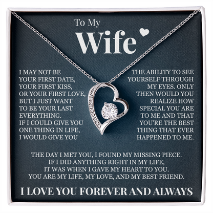 Forever Love Necklace - To My Wife "I Found My Missing Piece"
