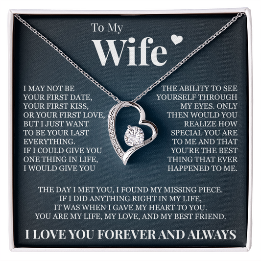 Forever Love Necklace - To My Wife "I Found My Missing Piece"