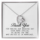 Marriage Officiant Gift, Forever Heart Necklace