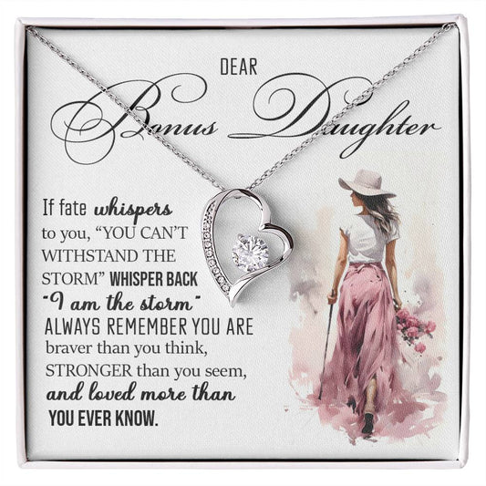 Forever Heart Necklace, Bonus Daughter Gift