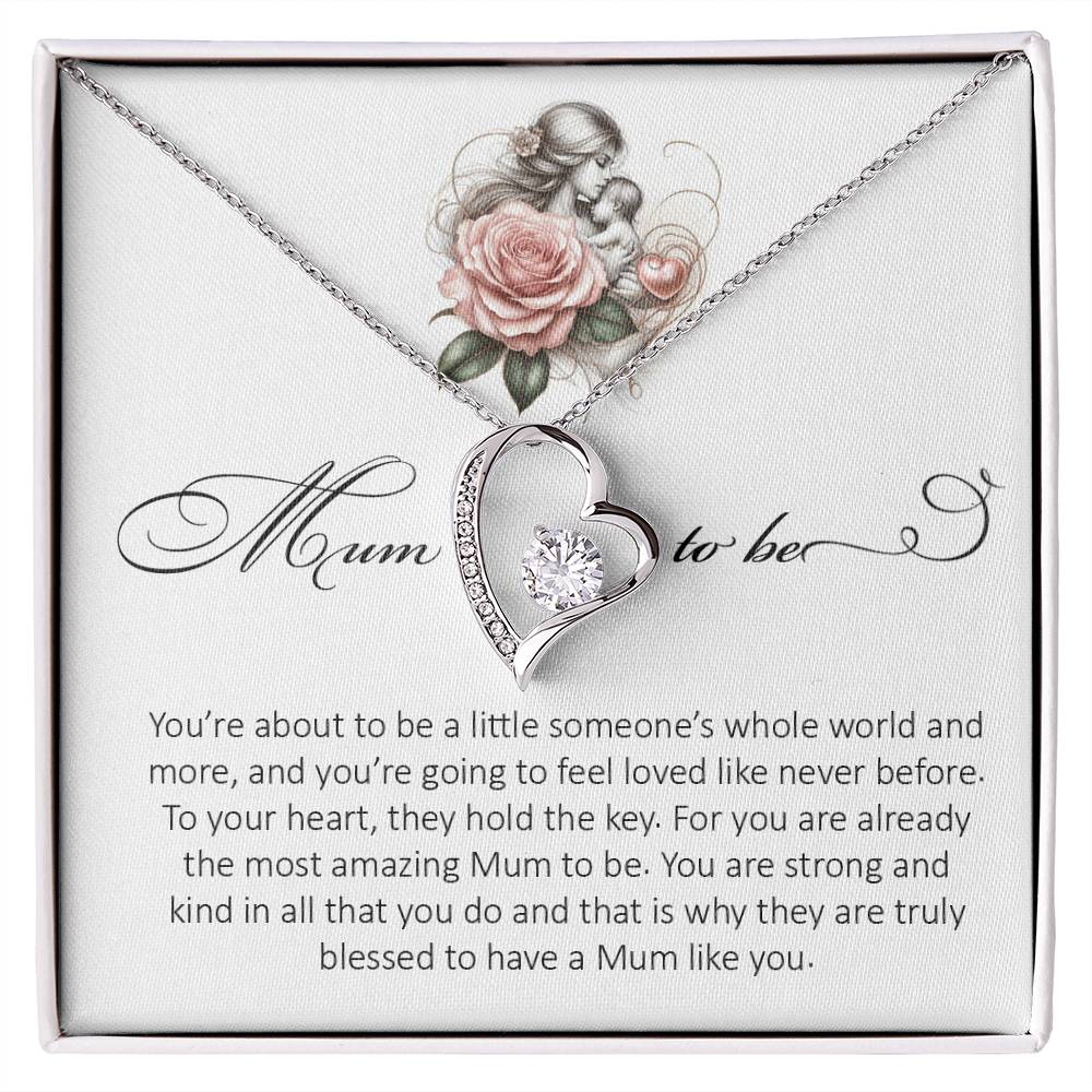Forever Heart Necklace, Mum To Be