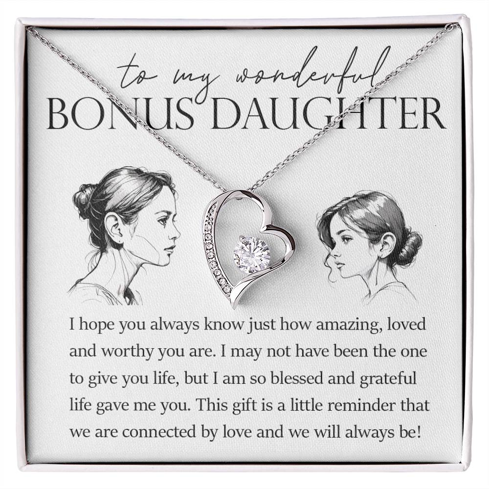 Forever Heart Necklace, Bonus Daughter Gift