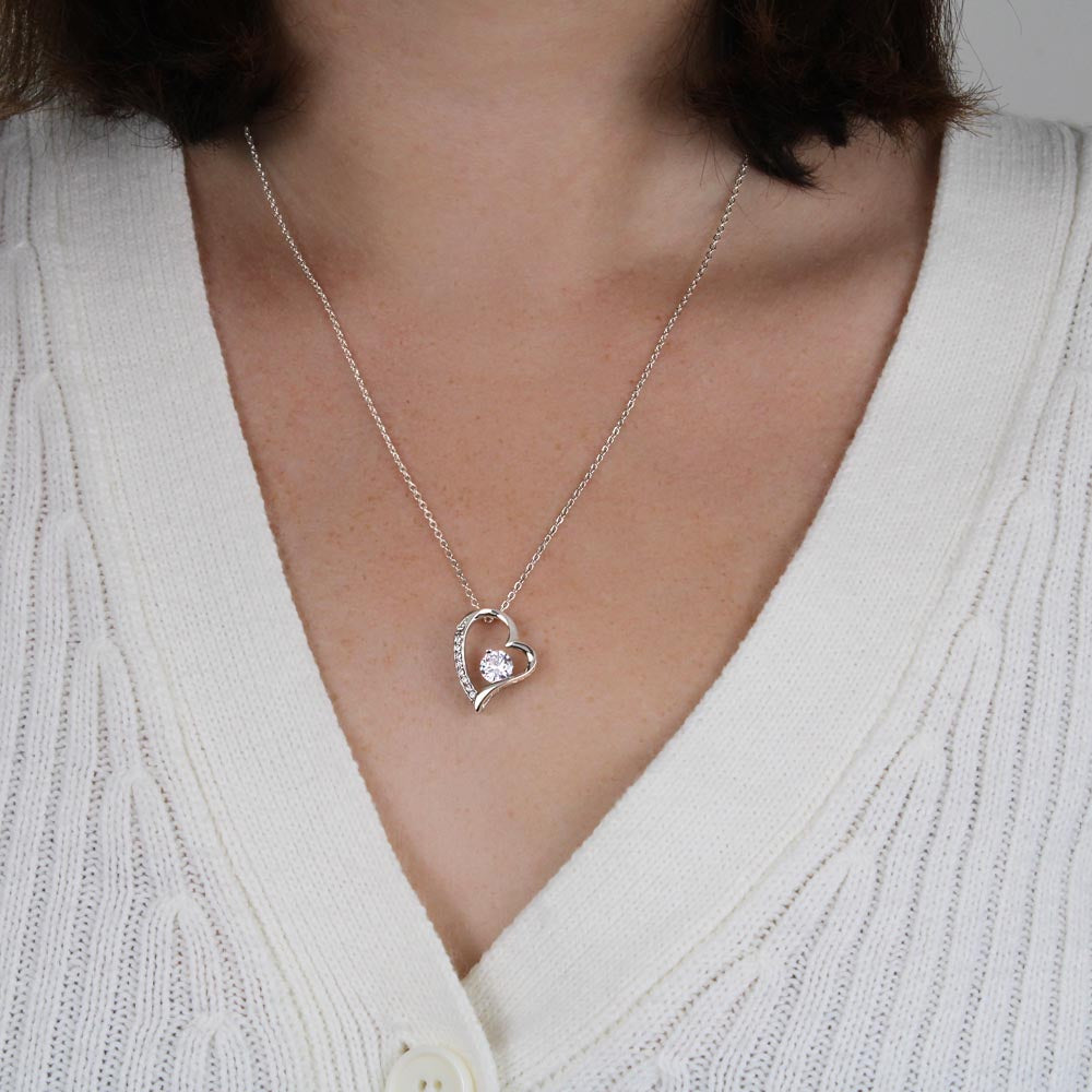 Forever Love Necklace - To My Beautiful Wife "You're The Best Thing That Ever Happened To Me"