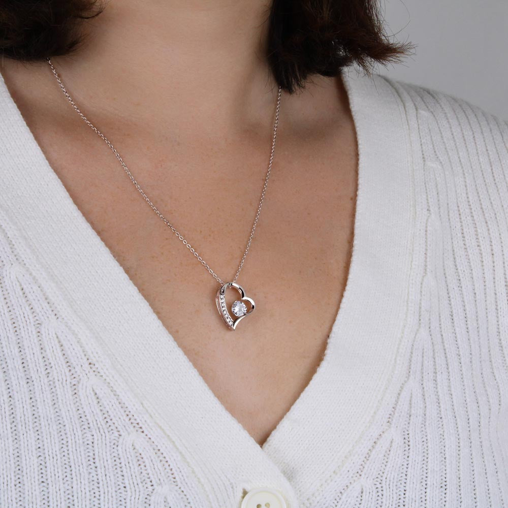 Forever Love Necklace - To My Beautiful Wife "You're The Best"