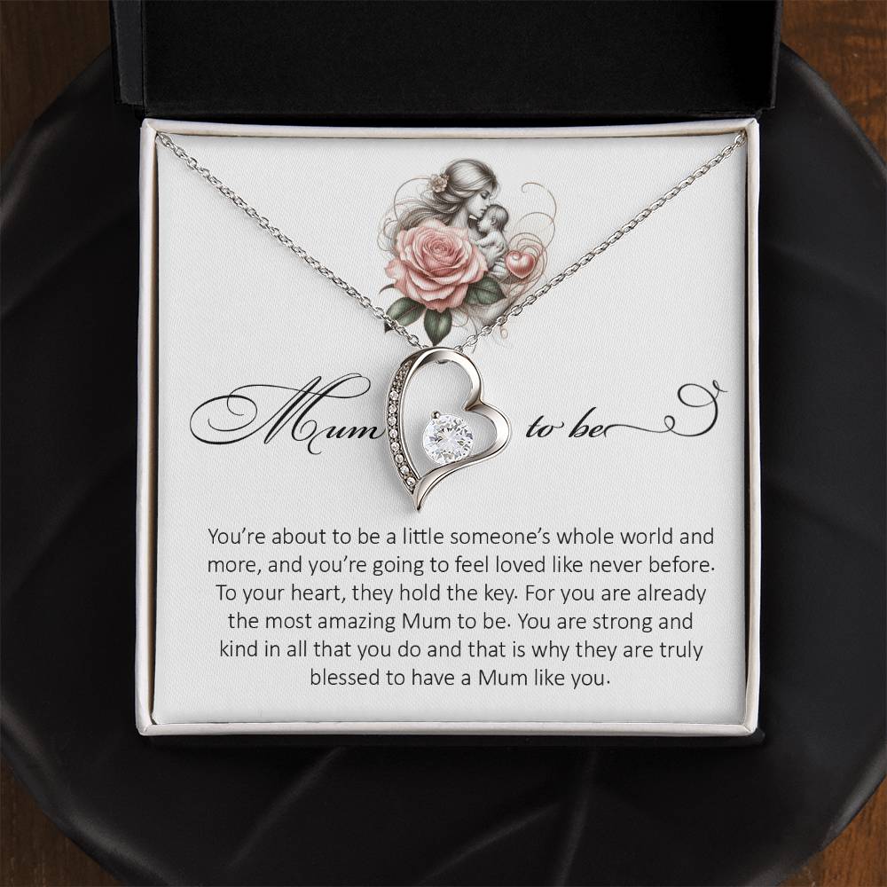 Forever Heart Necklace, Mum To Be