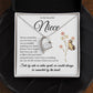Forever Heart Necklace, Niece Gift