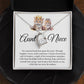 Forever Heart Necklace, Aunt and Niece Gift