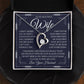 To My Beautiful Wife, Forever Love Necklace