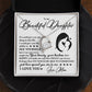 Forever Heart Necklace, Daughter Gift