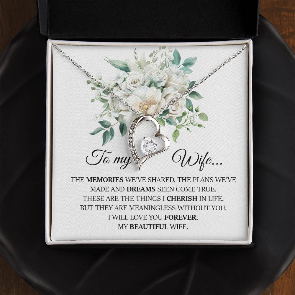 To My Wife, Forever Love Necklace