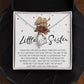Forever Heart Necklace, Little Sister Gift