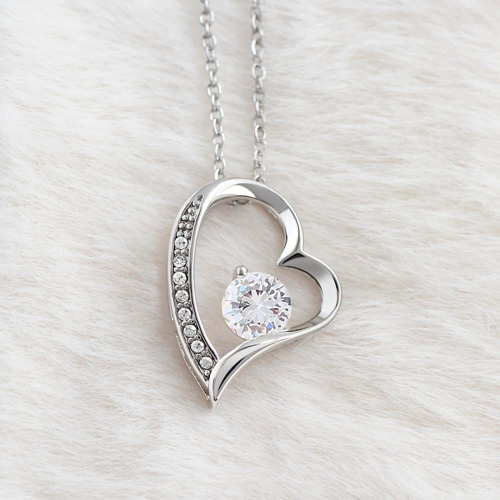 Forever Love Necklace - To My Beautiful Wife "I Love You Forever and Always"