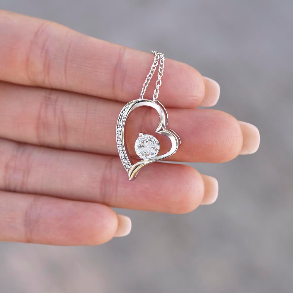 Forever Love Necklace - To My Beautiful Wife "You're The Best"